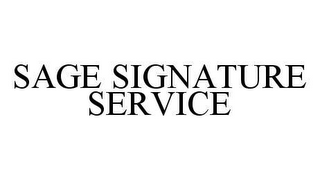 SAGE SIGNATURE SERVICE