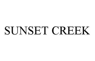 SUNSET CREEK