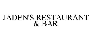 JADEN'S RESTAURANT & BAR