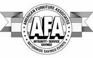 AMERICAN FURNITURE ASSOCIATES (AFA) NATIONWIDE SAVINGS EVENTS INTEGRITY SERVICE SAVINGS