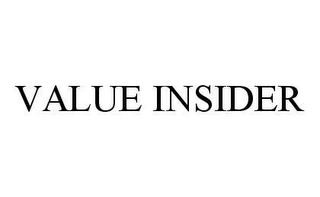 VALUE INSIDER