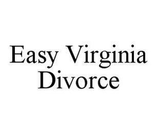 EASY VIRGINIA DIVORCE