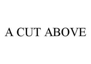 A CUT ABOVE