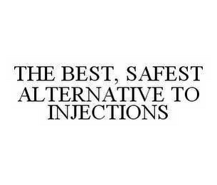 THE BEST, SAFEST ALTERNATIVE TO INJECTIONS