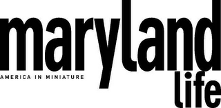 MARYLAND LIFE AMERICA IN MINIATURE