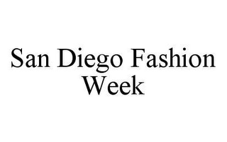 SAN DIEGO FASHION WEEK