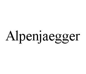 ALPENJAEGGER