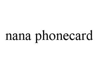 NANA PHONECARD