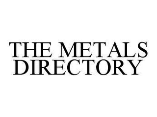 THE METALS DIRECTORY