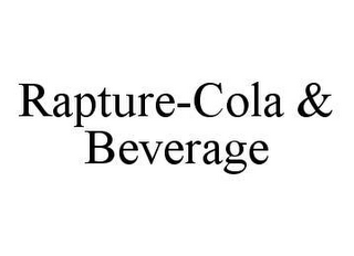 RAPTURE-COLA & BEVERAGE