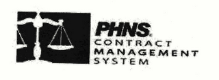 PHNS CONTRACT MANAGEMENT SYSTEM