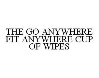 THE GO ANYWHERE FIT ANYWHERE CUP OF WIPES