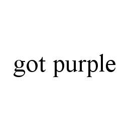 GOT PURPLE