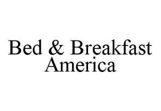 BED & BREAKFAST AMERICA