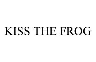 KISS THE FROG