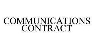 COMMUNICATIONS CONTRACT