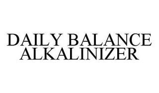 DAILY BALANCE ALKALINIZER