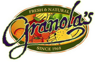 GRANOLA'S FRESH & NATURAL SINCE 1968