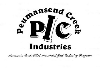 PEUMANSEND CREEK INDUSTRIES PCI AMERICA'S FIRST A.C.A. ACCREDITED JAIL INDUSTRY PROGRAM