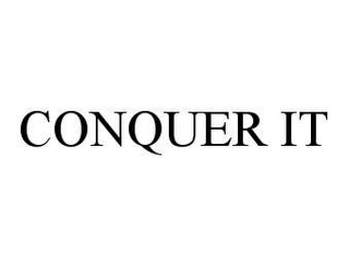 CONQUER IT