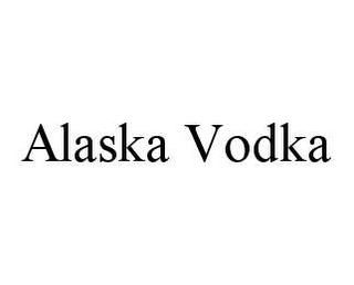 ALASKA VODKA