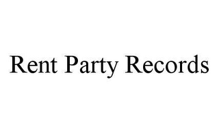 RENT PARTY RECORDS