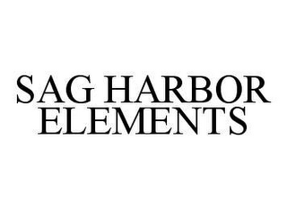 SAG HARBOR ELEMENTS