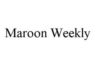 MAROON WEEKLY