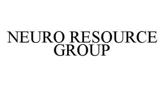 NEURO RESOURCE GROUP