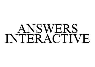 ANSWERS INTERACTIVE