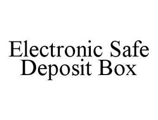 ELECTRONIC SAFE DEPOSIT BOX