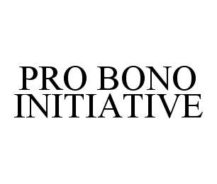 PRO BONO INITIATIVE