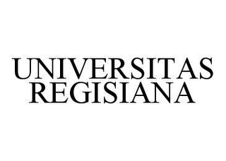 UNIVERSITAS REGISIANA