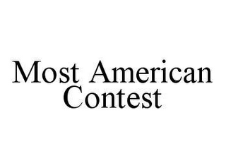 MOST AMERICAN CONTEST