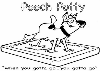 POOCH POTTY "WHEN YOU GOTTA GO...YOU GOTTA GO"