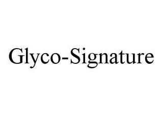 GLYCO-SIGNATURE