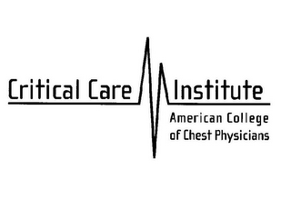 CRITICAL CARE INSTITUTE AMERICAN COLLEGE OF CHEST PHYSICIANS