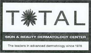 TOTAL SKIN & BEAUTY DERMATOLOGY CENTER THE LEADERS IN ADVANCED DERMATOLOGY SINCE 1978