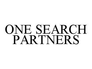 ONE SEARCH PARTNERS