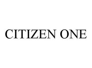 CITIZEN ONE