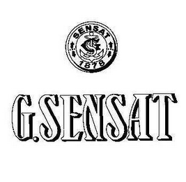 GS SENSAT 1878 G. SENSAT