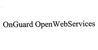 ONGUARD OPENWEBSERVICES