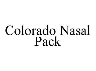 COLORADO NASAL PACK