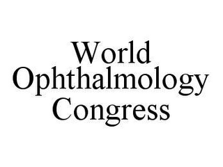 WORLD OPHTHALMOLOGY CONGRESS