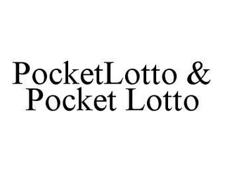 POCKETLOTTO & POCKET LOTTO