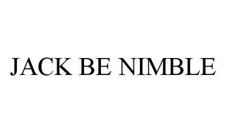 JACK BE NIMBLE