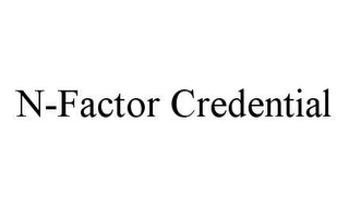 N-FACTOR CREDENTIAL