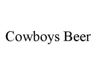 COWBOYS BEER