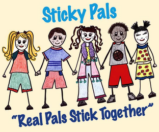 STICKY PALS "REAL PALS STICK TOGETHER"