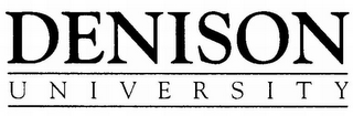 DENISON UNIVERSITY